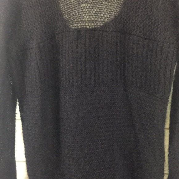 Eileen Fisher black mohair duster cardigan PM - Picture 10 of 13